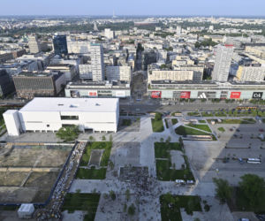 Widok na Warszawę z PKiN w 2025 r.