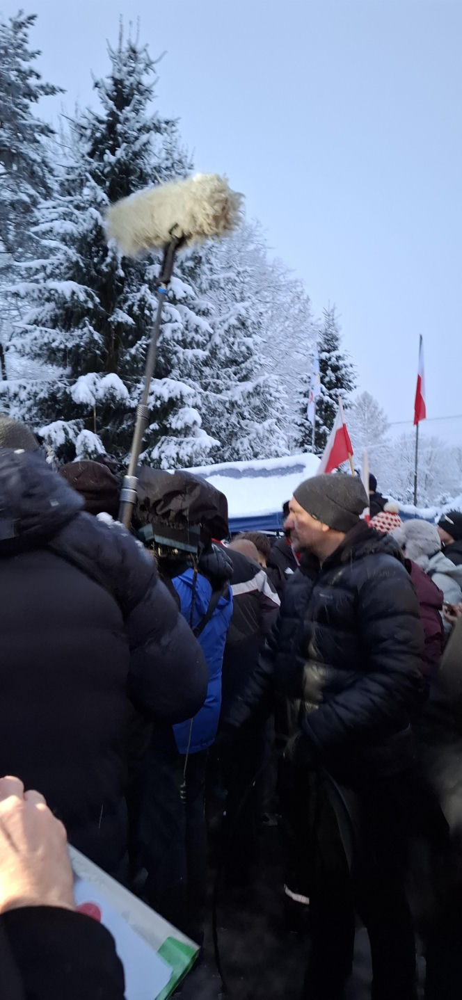 Powitanie Kacpra Tomasiaka w Bystrej 18.02.2026