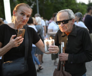 Uroczystości ku czci ofiar Rzezi Woli na Cmentarzu Powstańców Warszawy