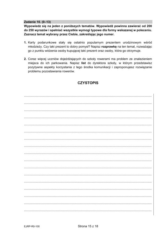 Matura 2022: Język rosyjski - poziom rozszerzony. Arkusze CKE