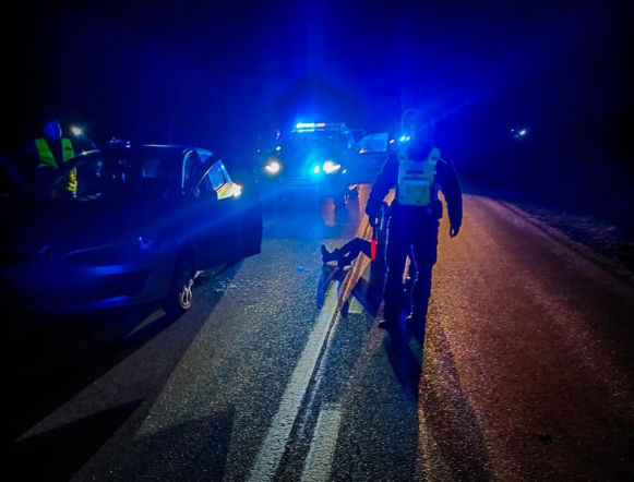 Pościg i blokada na DK 19. Kobieta uciekała przed policją