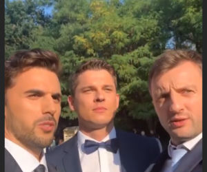 M jak miłość. Bartek (Arkadiusz Smoleński), Janek (Tomas Kollarik), Rafał (Jakub Kucner)