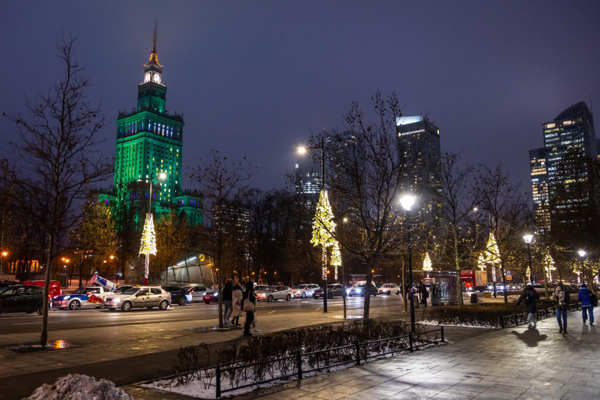 Iluminacja świąteczna 2023 w Warszawie - zdjęcia