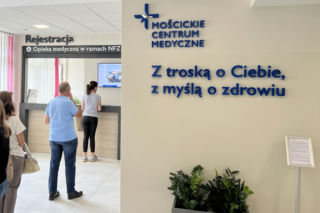 Nowe gabinety i Centrum Obsługi Pacjenta powstają w Mościckim Centrum Medycznym