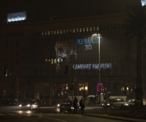 Niezwykły pokaz w centrum Warszawy. #‎StartWith1Thing. RACING EXTINCTION – GINĄCY ŚWIAT