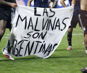 Zakazana flaga Argentyny