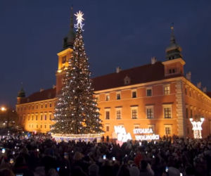 Warszawa święta iluminacje Starówka