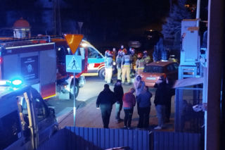 Zderzenie dwóch pojazdów na skrzyżowaniu Kraszewskiego i Ceglanej w Siedlcach