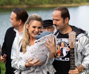 Na dobre i na złe, odc. 830: Marianna (Magdalena Kajrowicz), Bolek (Sławomir Zapała), Krystianek (Franciszek Kurek) 