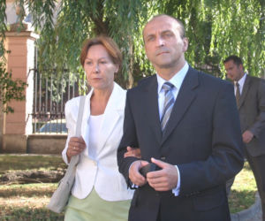 Kazimierz Marcinkiewicz z żoną