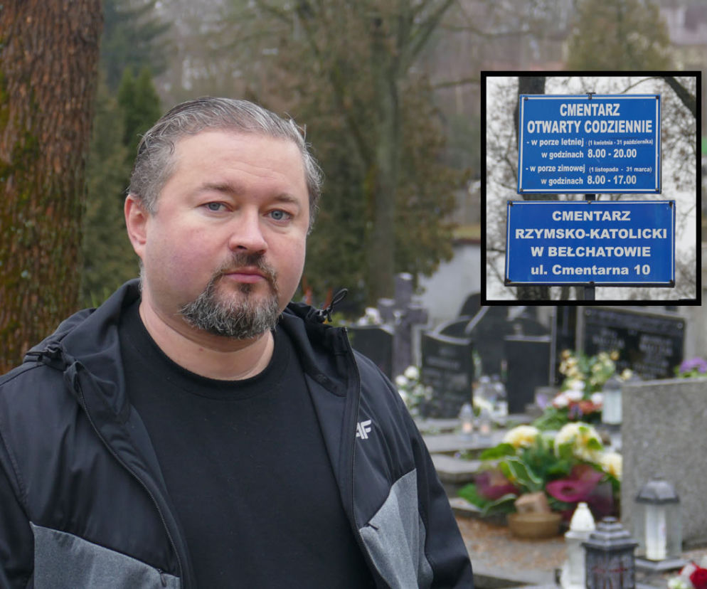 Drożyzna na cmentarzu w Bełchatowie
