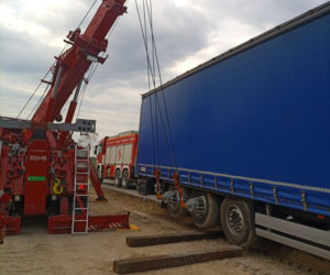 Trudna akcja strażaków z woj. lubelskiego