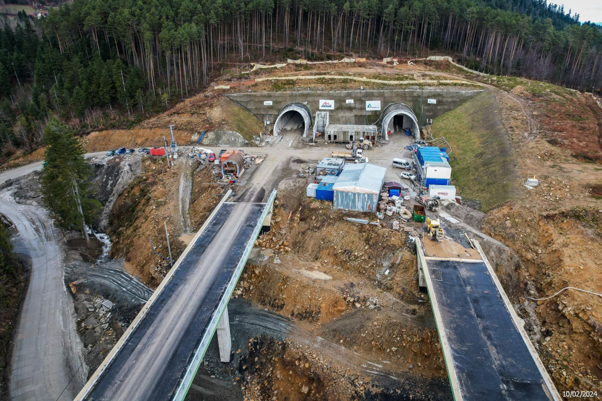 Budowa obejścia Węgierskiej Górki S1