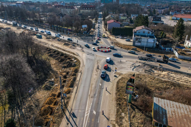 Przebudowa DK94 w Olkuszu - marzec 2026