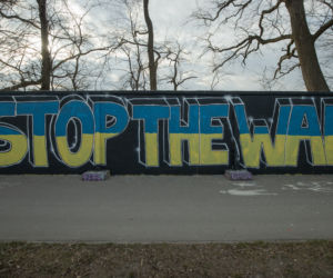 Wojna na Ukrainie. Niezwykłe murale w Warszawie