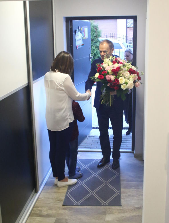 Donald Tusk odwiedził 7-letniego Jasia