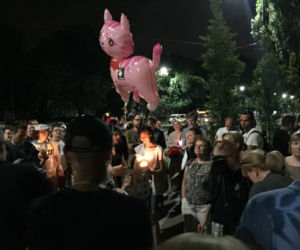 Protest przed domem Jarosława Kaczyńskiego, 22 lipca