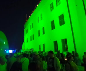 Nowa iluminacja Zamku Książąt Pomorskich w Szczecinie