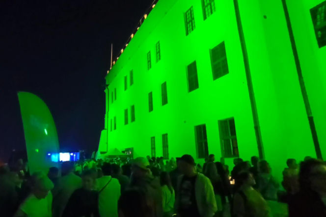 Nowa iluminacja Zamku Książąt Pomorskich w Szczecinie