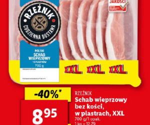 schab wieprzowy w plastrach 8,95 zł