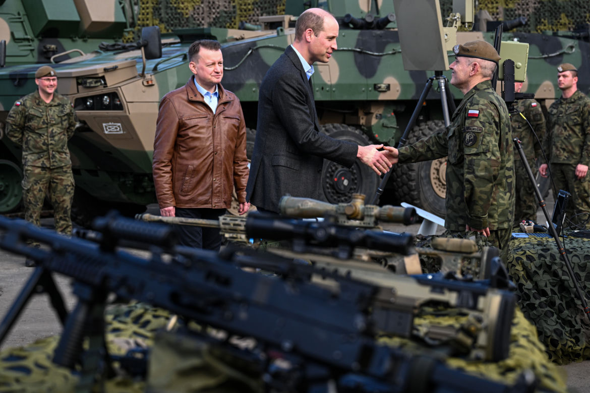 Książę William z wizytą w Polsce. Odwiedził żołnierzy w Rzeszowie