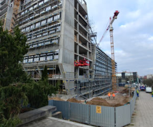 Centaurus. Trwa budowa największego budynku w Olsztynie. Zobacz postępy prac