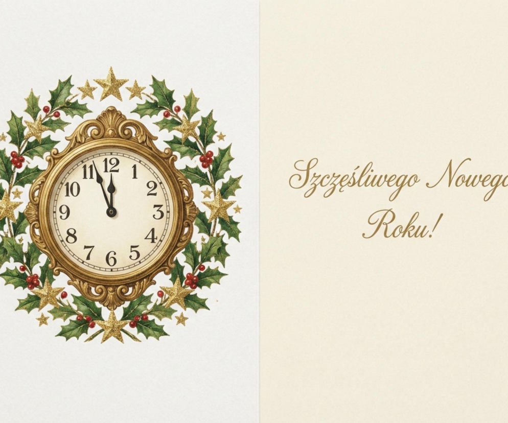 Kartki na Nowy Rok 2026 w stylu vintage. Retro grafiki do pobrania