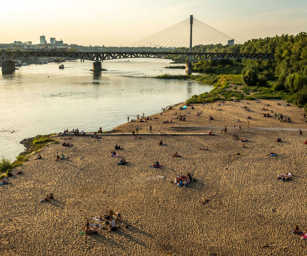 Wisla warszawska, plaza, fot. E. Lach