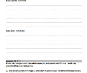 Matura rozszerzona 2022 geografia