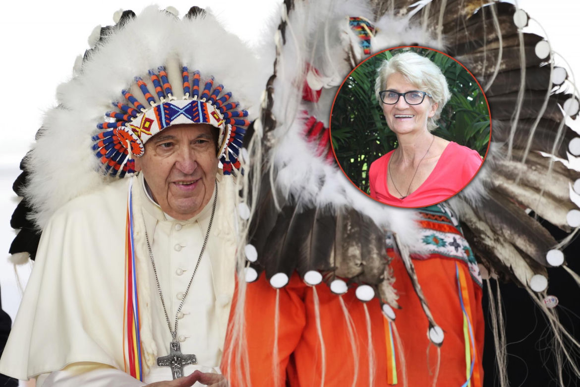 Indianie płaczą za Franciszkiem
