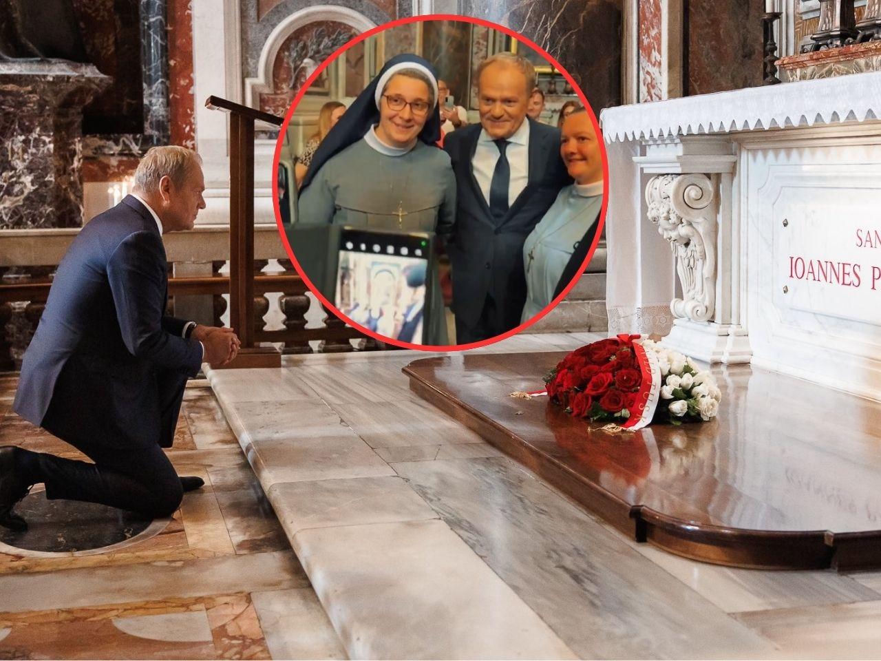 Ludzie spotkali Tuska w Watykanie i się zaczęło! Zaskakujące sceny w kościele tuż pr…