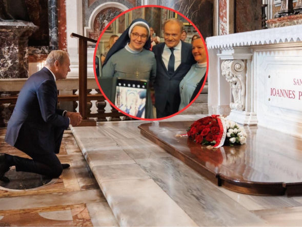 Ludzie spotkali Tuska w Watykanie i się zaczęło! Zaskakujące sceny w kościele tuż pr…