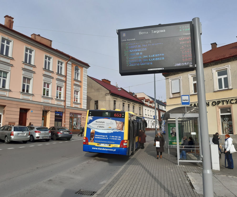 Przystanek autobusowy w Tarnowie