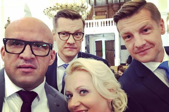 M jak miłość po wakacjach 2018, Andrzejek (Tomasz Oświeciński), Marzenka (Olga Szomańska), Piotrek (Marcin Mroczek), Paweł (Rafał Mroczek)