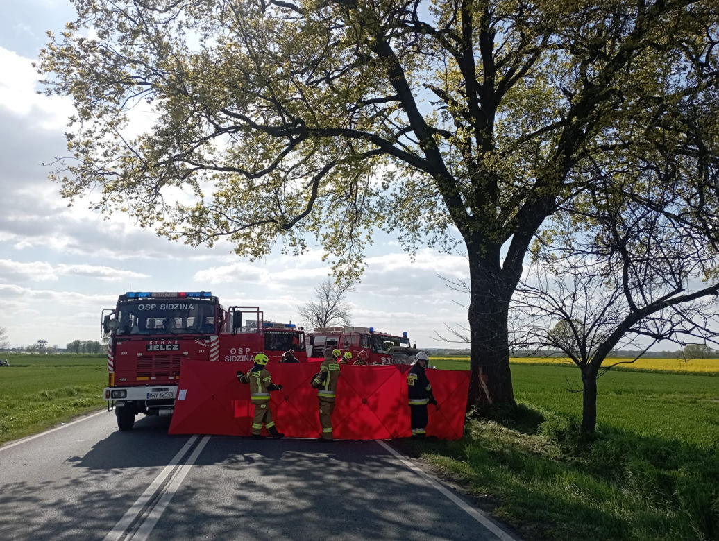 Młoda kobieta zginęła w wypadku na DK 46