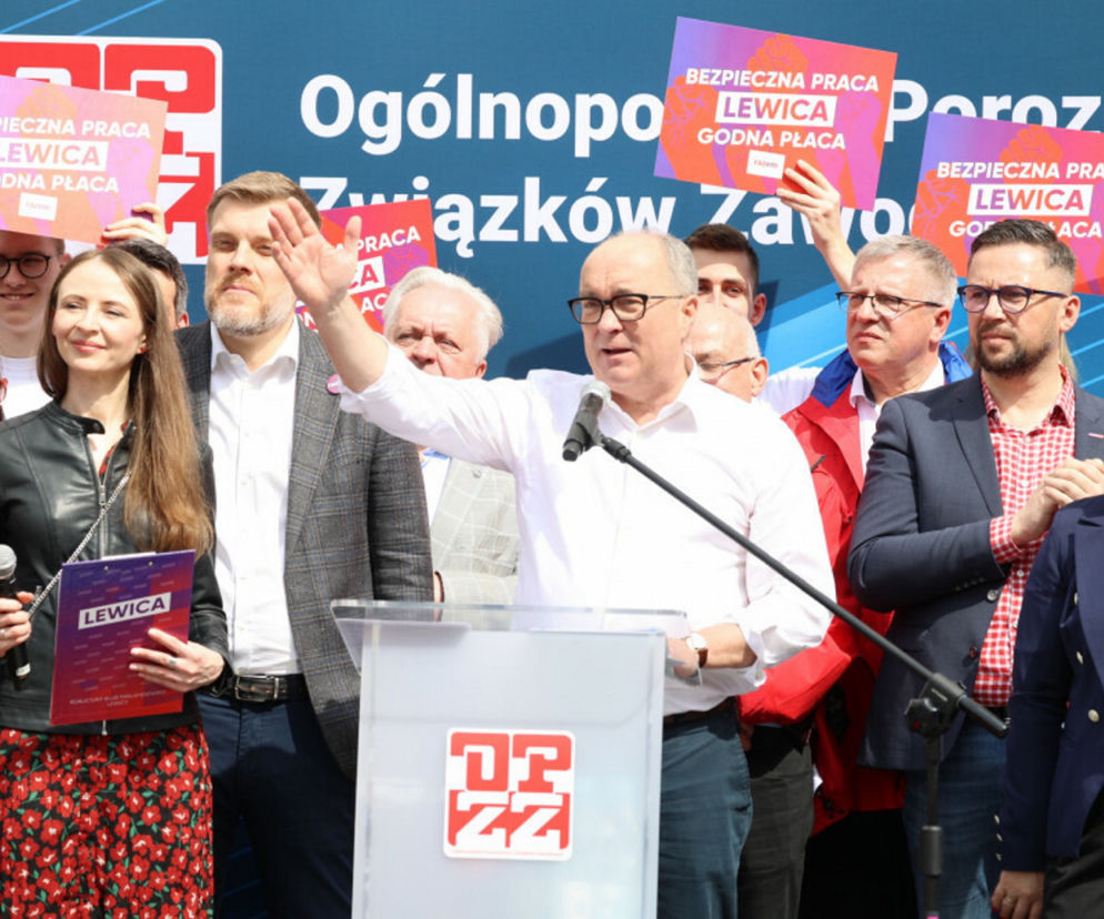 Pochód pierwszomajowy w Warszawie