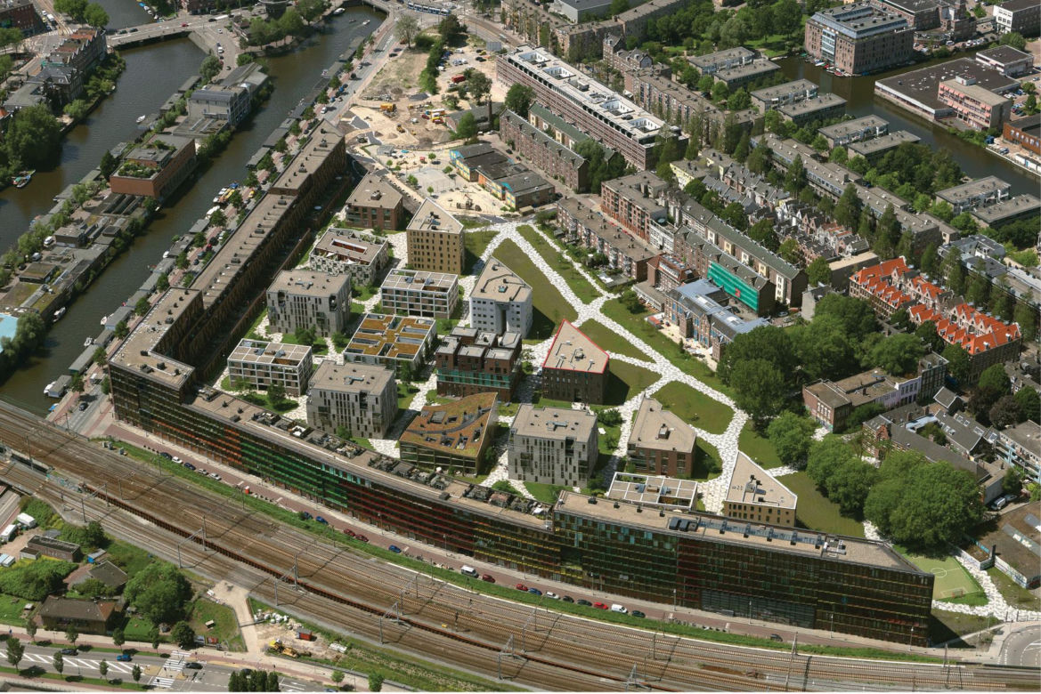Osiedle jak park w sercu miasta - Funenpark w Amsterdamie