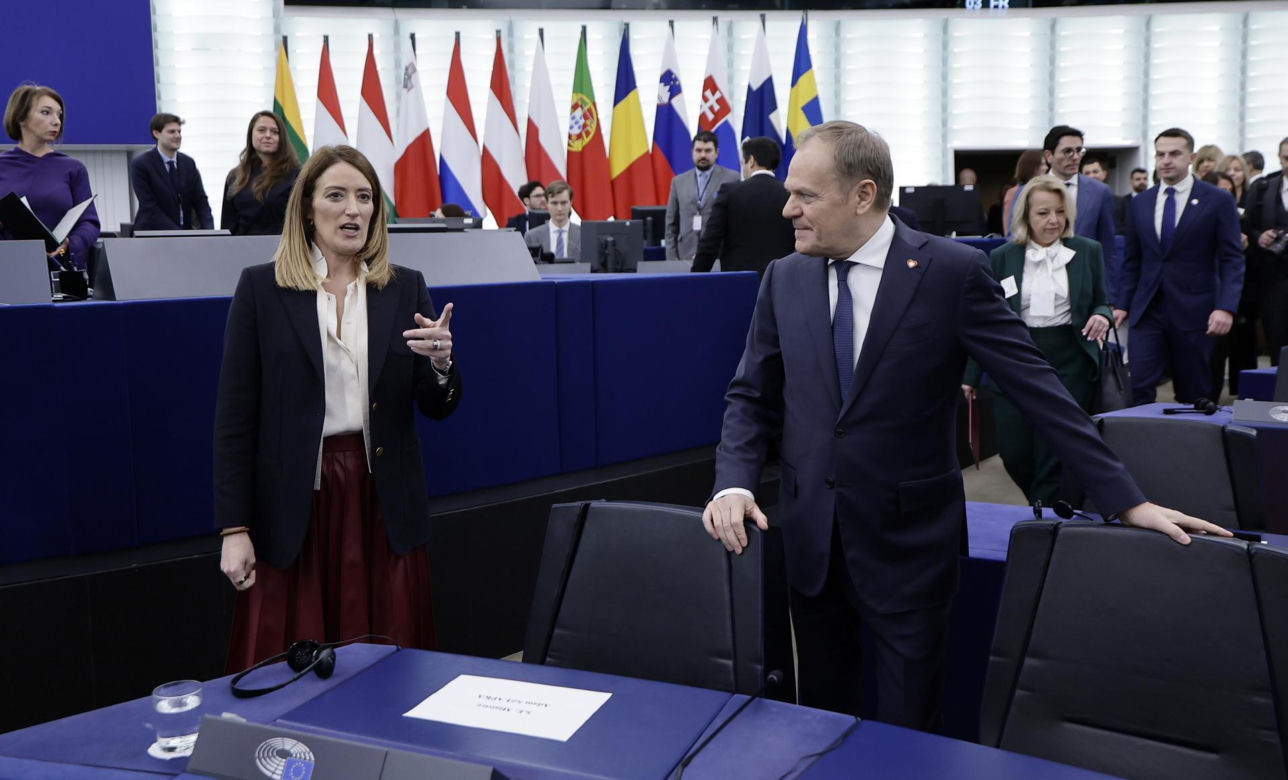 Wystąpienie Tuska w Parlamencie Europejskim