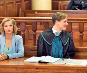 O mnie się nie martw odc. 4. Marcin Kaszuba (Stefan Pawłowski), Iga Małecka (Joanna Kulig)