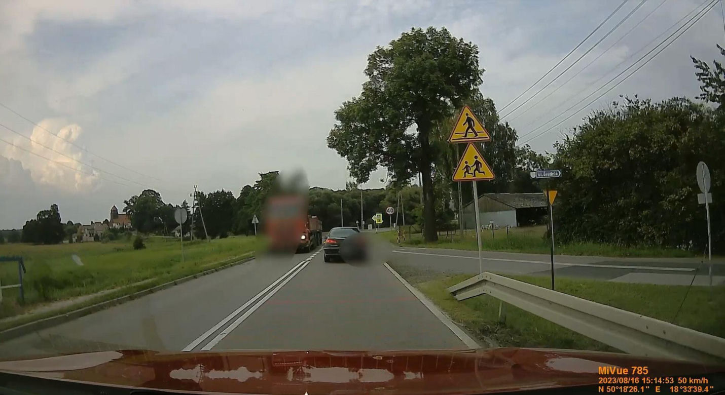 Cudem uniknęła śmierci. Wszystko zarejestrowała kamera...