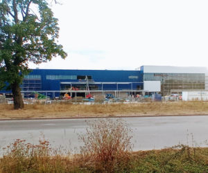 Budowa sklepu IKEA w Szczecinie - sierpień 2020
