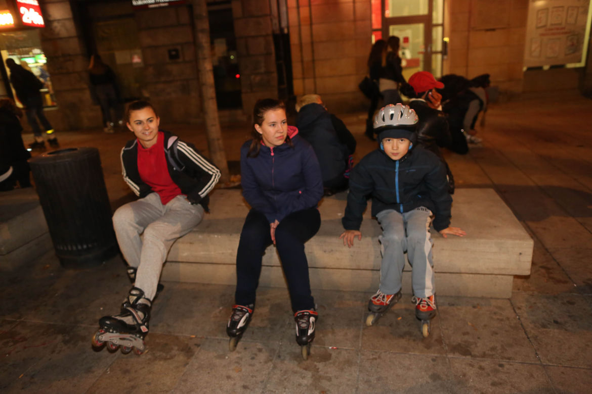 Nightskating po Warszawie