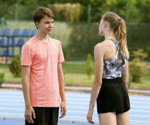 Barwy szczęścia odc. 1977. Zuzia (Anna Adamus), Filip Lisicki (Kuba Dyniewicz)