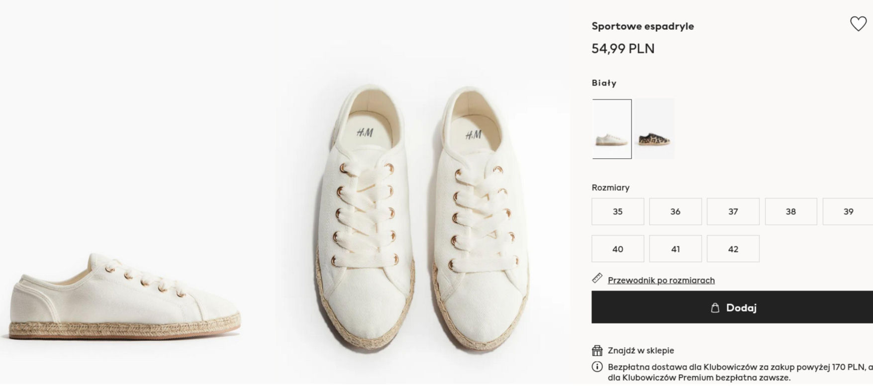 Buty na lato 