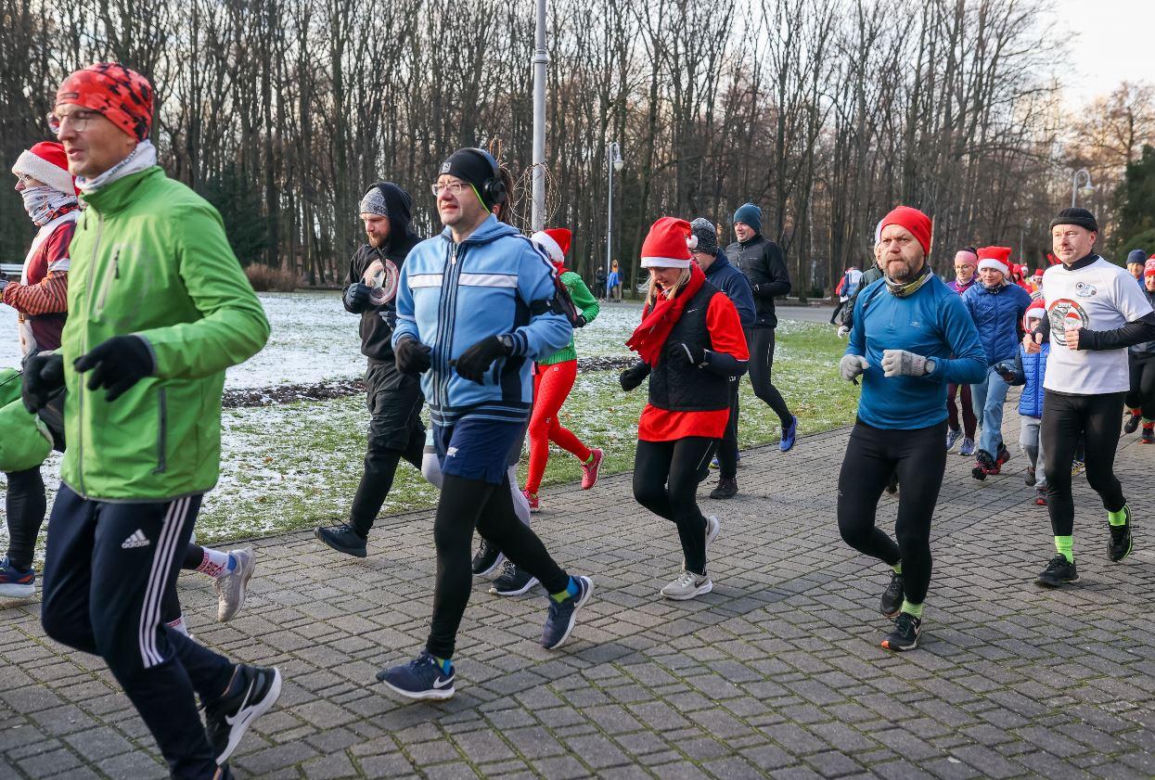 Parkrun Katowice w Parku Kościuszki