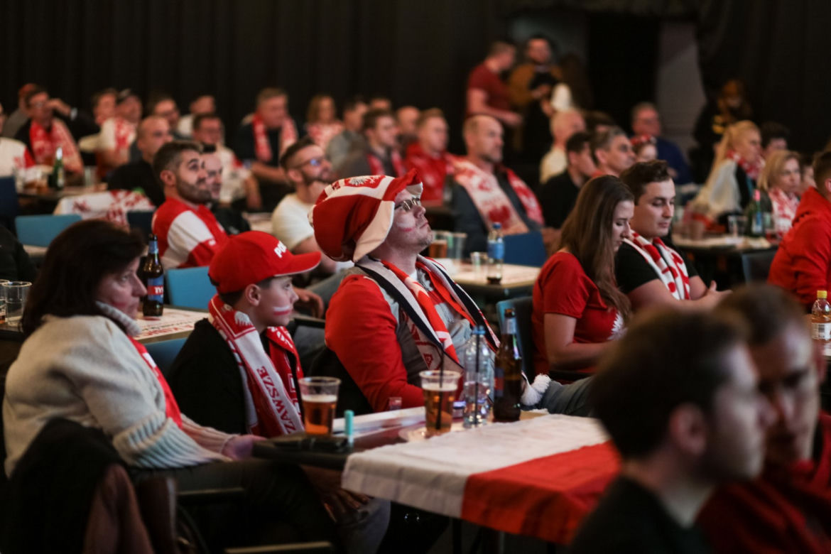 Strefa kibica na Stadionie Śląskim w czasie meczu Polska-Meksyk