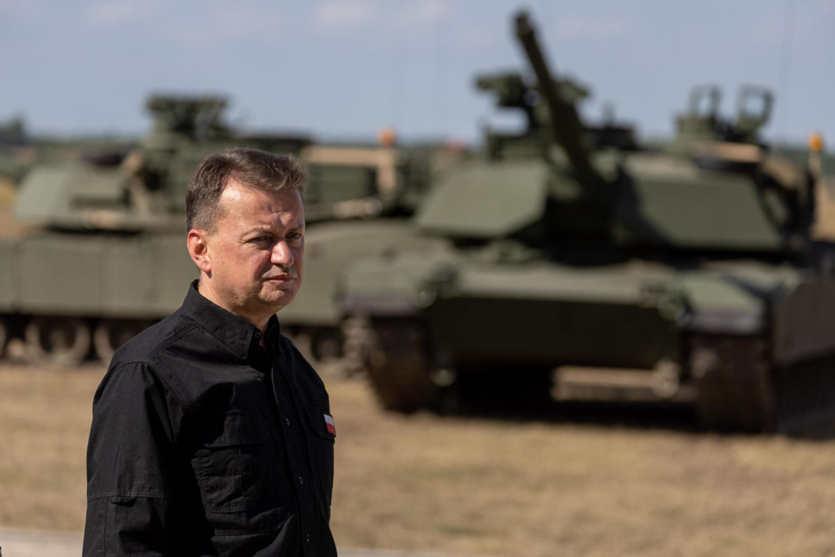 Szkolenie polskich żołnierzy na czołgach Abrams. Mariusz Błaszczak się przyglądał