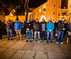 Gdańsk: Strajk kobiet przed Katedrą Oliwską