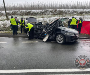 Potworny wypadek w Tęgoborzu. Nie żyje 30-letni mężczyzna