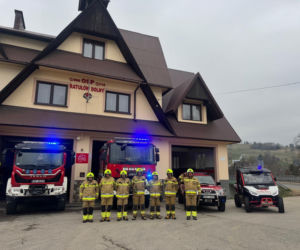 Hołd dla druha z OSP Trąbki